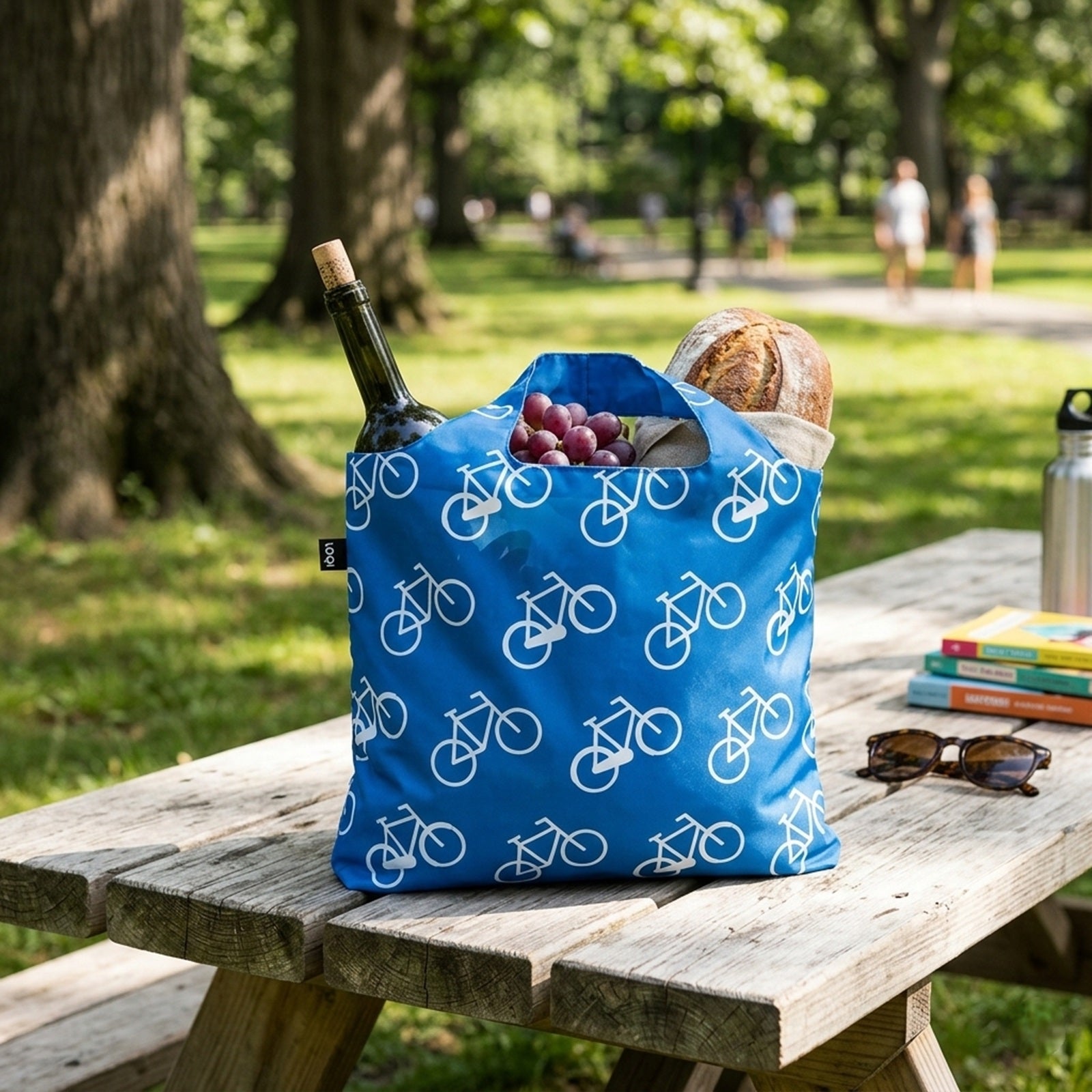 LOQI Travel Bicycle Reusable Shopping Bag