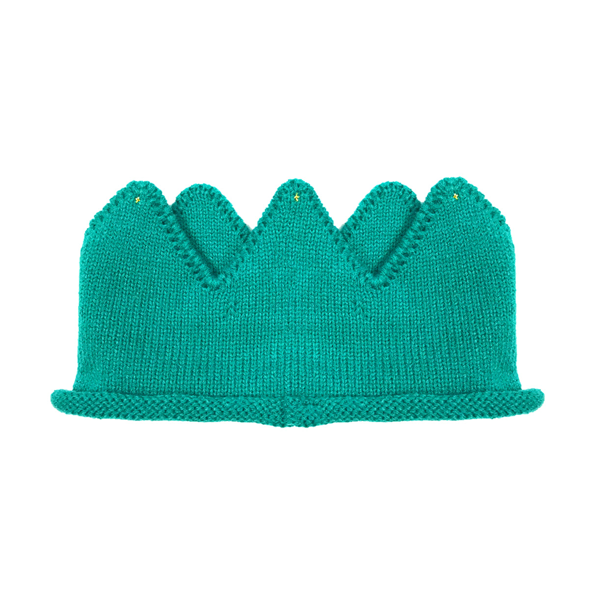 Wrapables Baby Boy & Girl Birthday Party Knitted Crown Headband Beanie Cap Hat, Teal