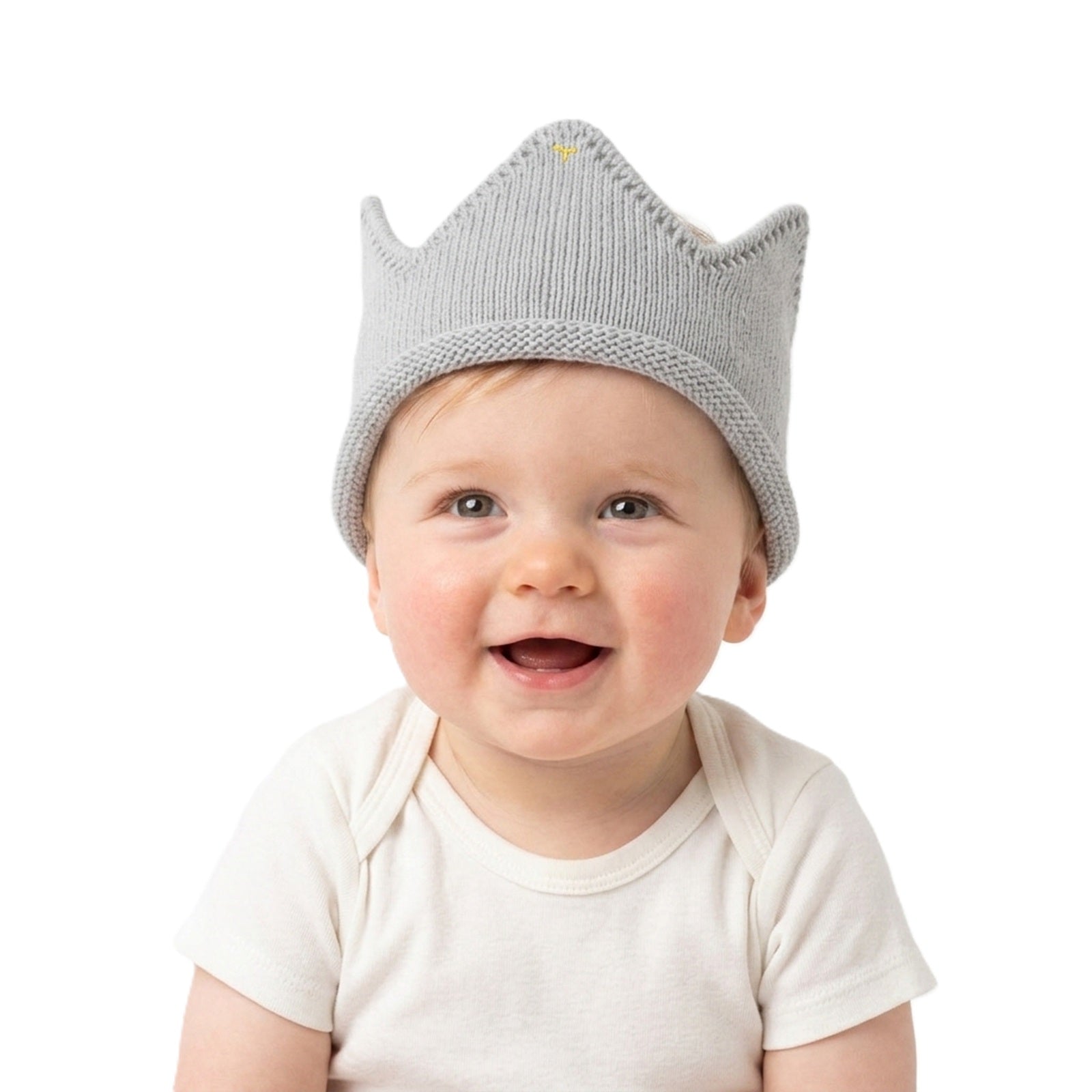 Wrapables Baby Boy & Girl Birthday Party Knitted Crown Headband Beanie Cap Hat