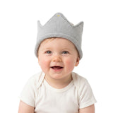 Wrapables Baby Boy & Girl Birthday Party Knitted Crown Headband Beanie Cap Hat