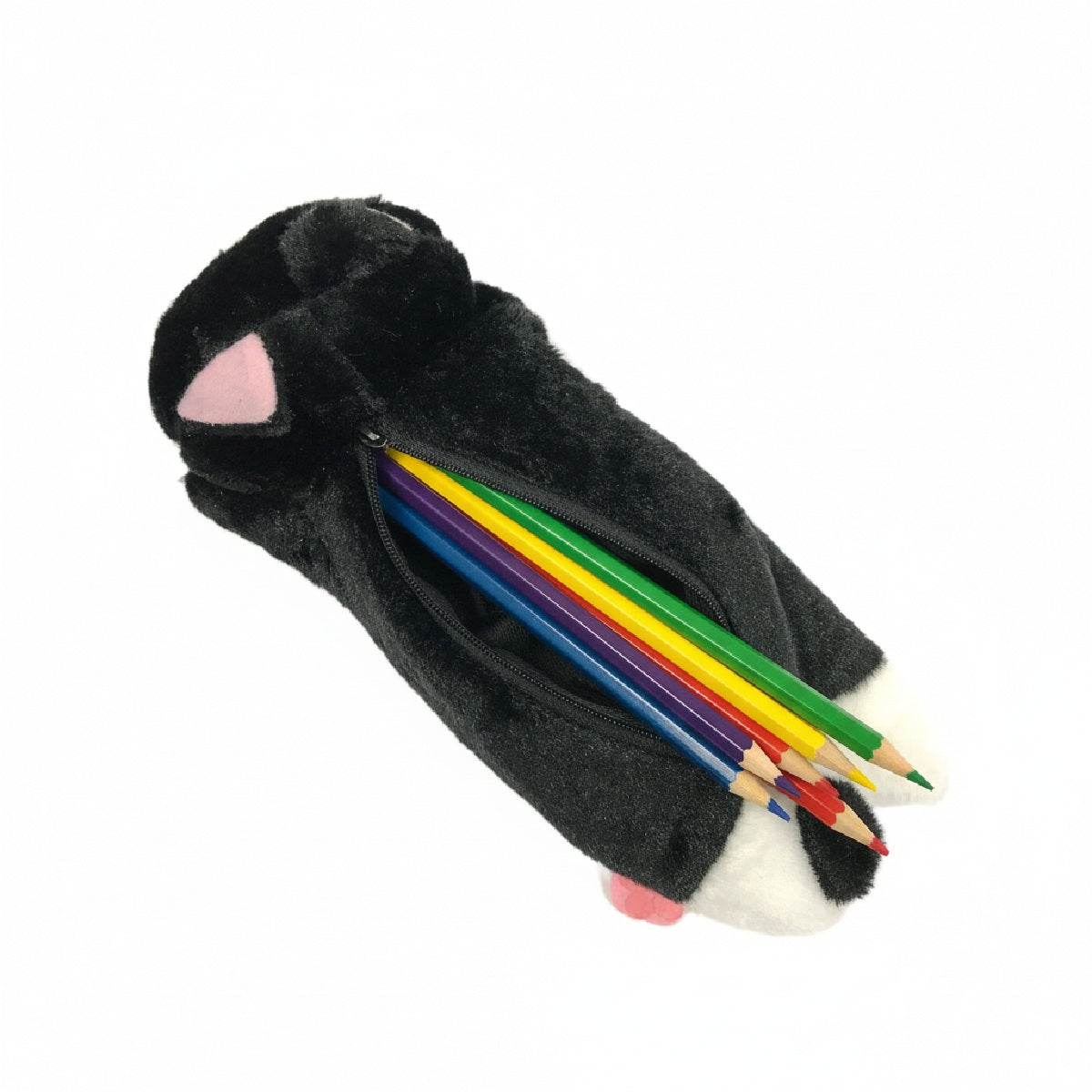 Wrapables Cute Cat Pouch Plush Pencil Case