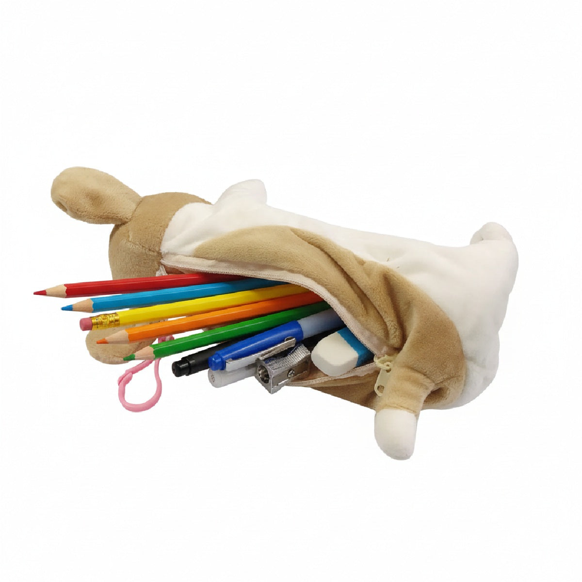 Wrapables Cute Puppy Pouch Plush Pencil Case