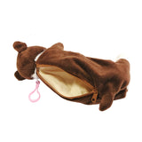 Wrapables Cute Puppy Pouch Plush Pencil Case, Boxer