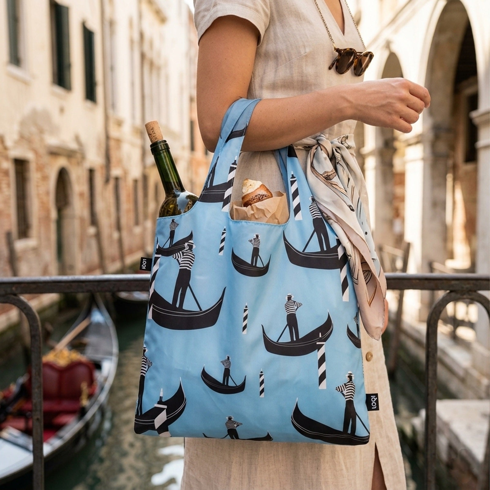 LOQI Travel Gondola Reusable Shopping Bag