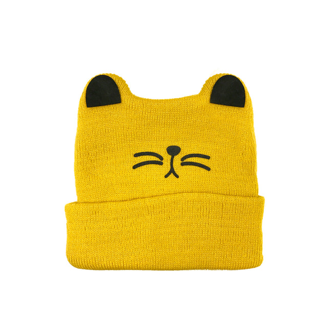 Wrapables Pretend Play Cat Beanie, Yellow