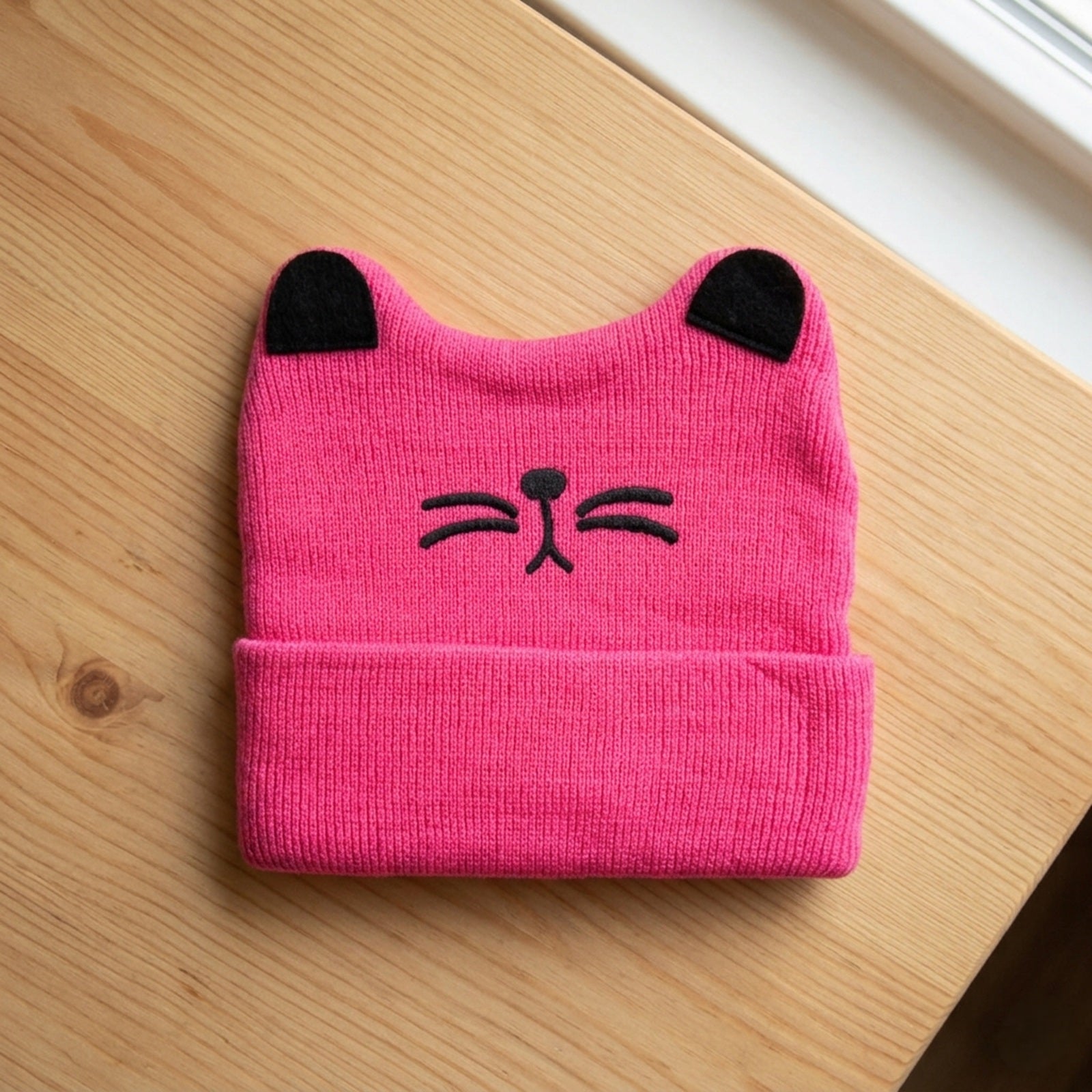 Wrapables Pretend Play Cat Beanie, Pink