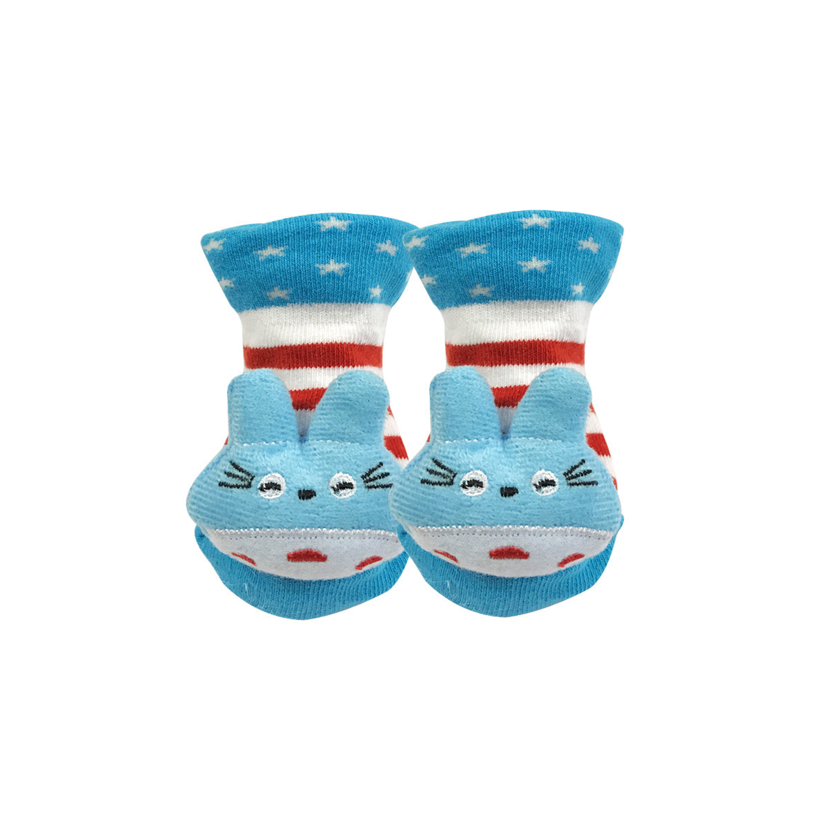 Wrapables Cute 3D Cartoon Anti-Skid Baby Booties Sock Slipper Shoes (Set of 6), Fun and Playful