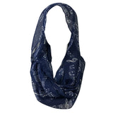 Wrapables Lightweight Musical Notes Infinity Scarf, Blue