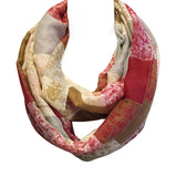 Wrapables Lightweight Infinity Scarf, Red Square