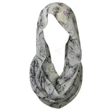 Wrapables Lightweight Vintage Bicycle Infinity Scarf, Gray