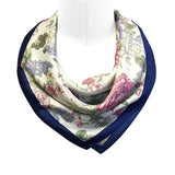 Wrapables Silk Blend Neckerchief 24 x 24 Inch Square Scarf