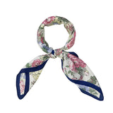 Wrapables Silk Blend Neckerchief 24 x 24 Inch Square Scarf