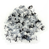 Wrapables 12 Sheets Black Cats Nail Stickers Set
