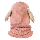 Wrapables Winter Warm Knitted Animal Ears Earflap Hood Beanie Hat for Baby and Toddlers