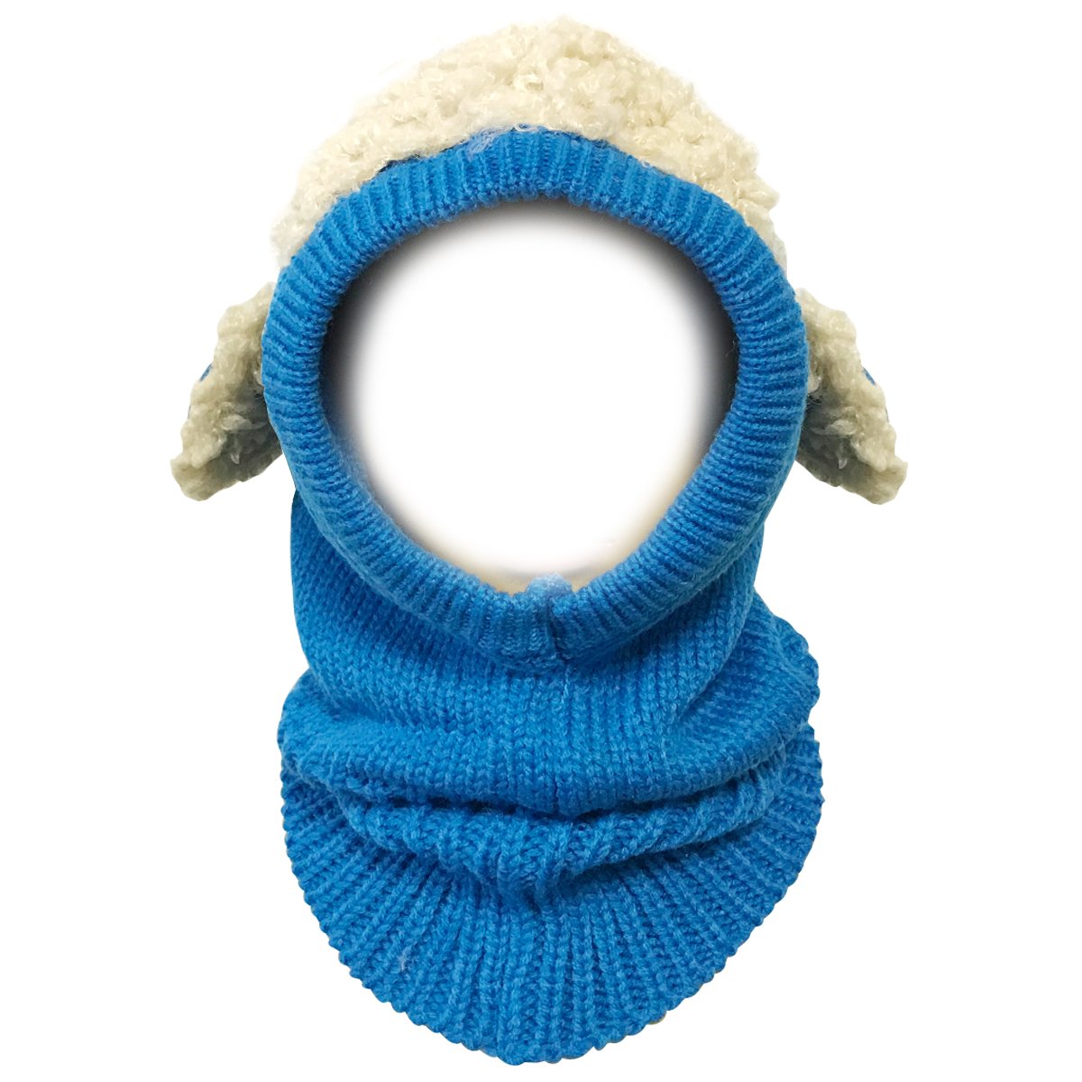 Wrapables Winter Warm Knitted Animal Ears Earflap Hood Beanie Hat for Baby and Toddlers