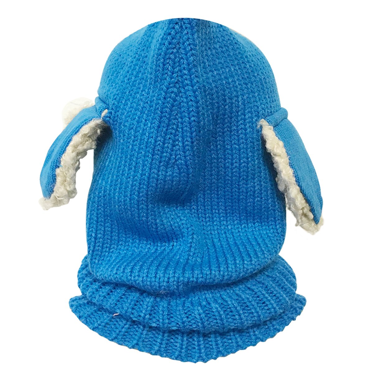 Wrapables Winter Warm Knitted Animal Ears Earflap Hood Beanie Hat for Baby and Toddlers