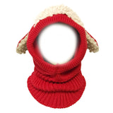 Wrapables Winter Warm Knitted Animal Ears Earflap Hood Beanie Hat for Baby and Toddlers