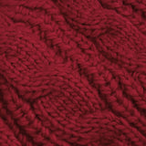 Wrapables Winter Warm Cable Knit Cat Ears Beanie, Burgundy