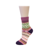 Wrapables Women's Thick Winter Warm Wool Socks (Set of 5), Pastel