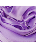 Wrapables Lightweight Silky Satin Solid Colored Scarf (Set of 2), Lilac and Indigo