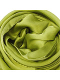 Wrapables Lightweight Silky Satin Solid Colored Scarf (Set of 2), Power Blue and Olive