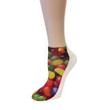 Wrapables 3D Novelty Funny Ankle Socks, Sweet Treats