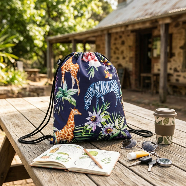 LOQI Wild Zebra Backpack