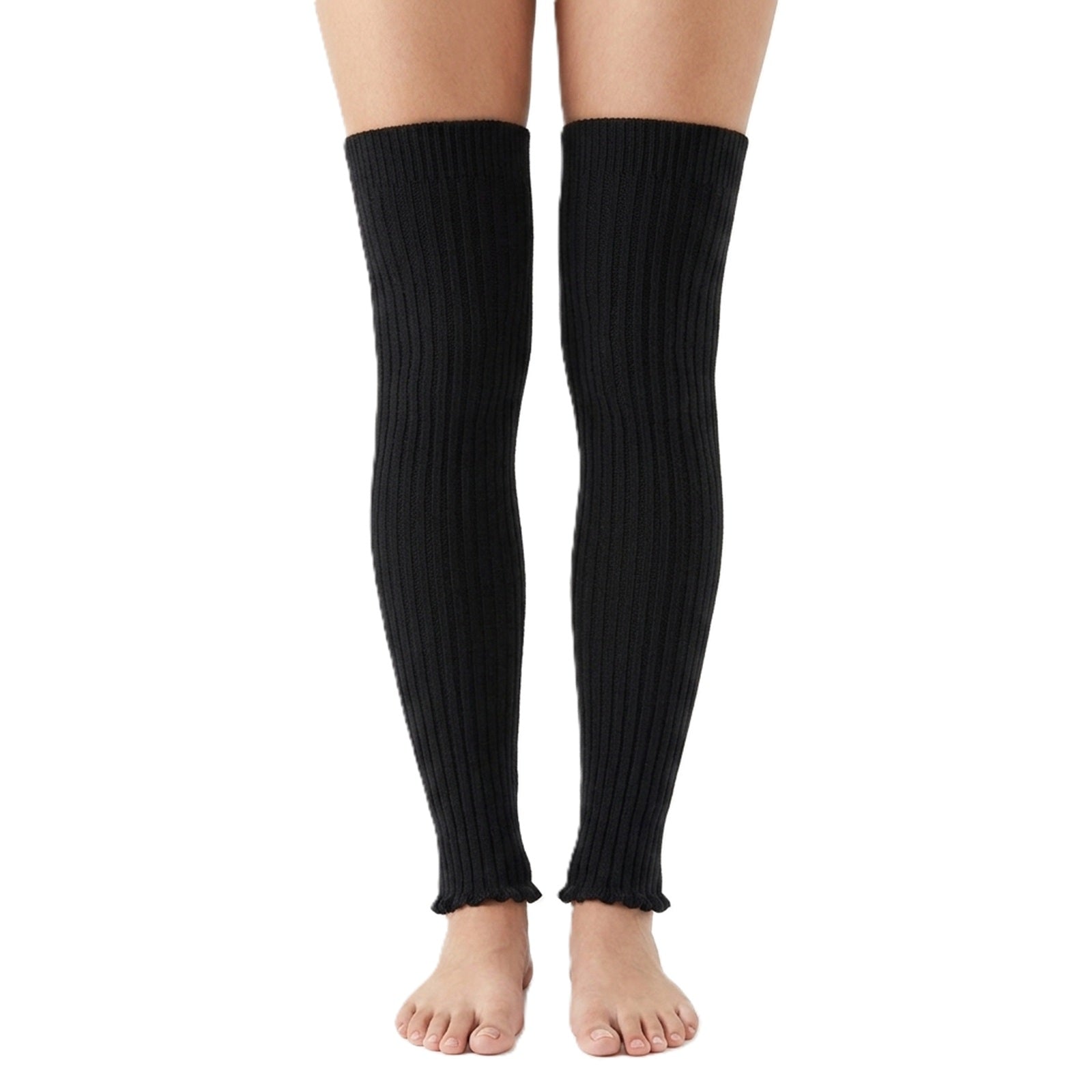 Wrapables Women's Ribbed Warm Knitted Leg Warmers
