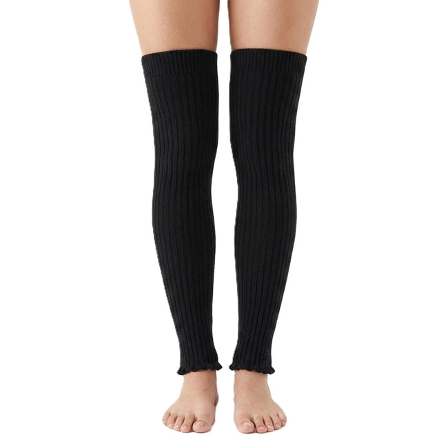 Wrapables Women's Ribbed Warm Knitted Leg Warmers