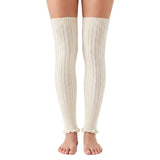 Wrapables Women's Ribbed Warm Knitted Leg Warmers