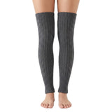 Wrapables Women's Ribbed Warm Knitted Leg Warmers