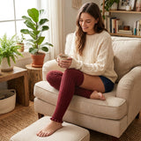 Wrapables Women's Ribbed Warm Knitted Leg Warmers