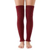 Wrapables Women's Ribbed Warm Knitted Leg Warmers