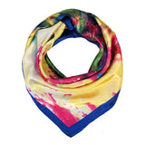 Wrapables Silky Feeling Satin Square Scarf, Inkblot Meadow