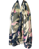 Wrapables Silk Like Satin Polyester Large Scarf Wrap, Starburst