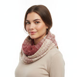Wrapables Warm Fall and Winter Infinity Scarf, Red