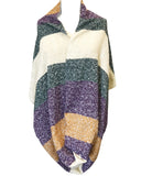 Wrapables Warm Fall and Winter Infinity Scarf, Set-Purple and Hunter Green