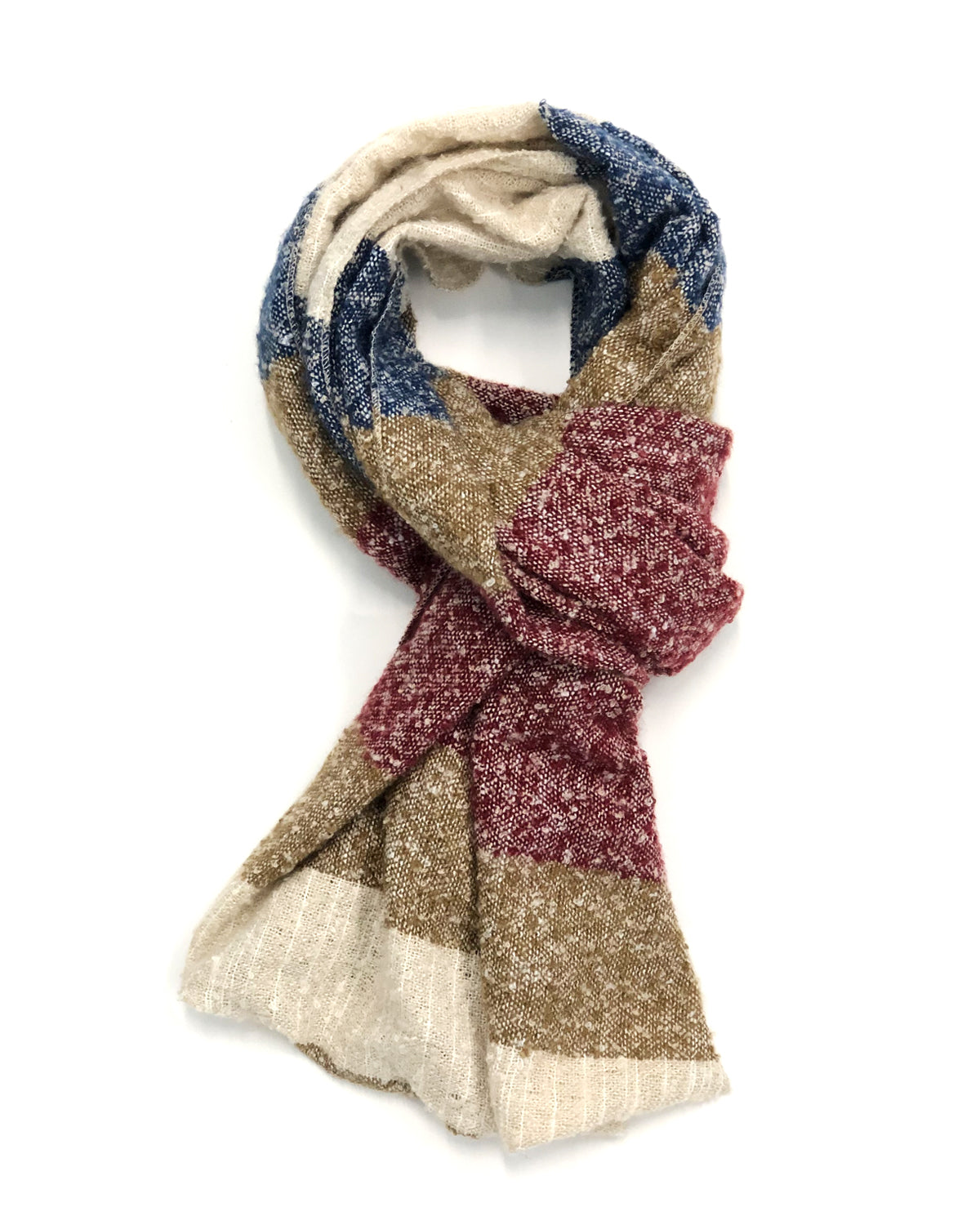 Wrapables Warm Fall and Winter Infinity Scarf, Burgundy