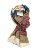 Wrapables Warm Fall and Winter Infinity Scarf, Set-Burgundy