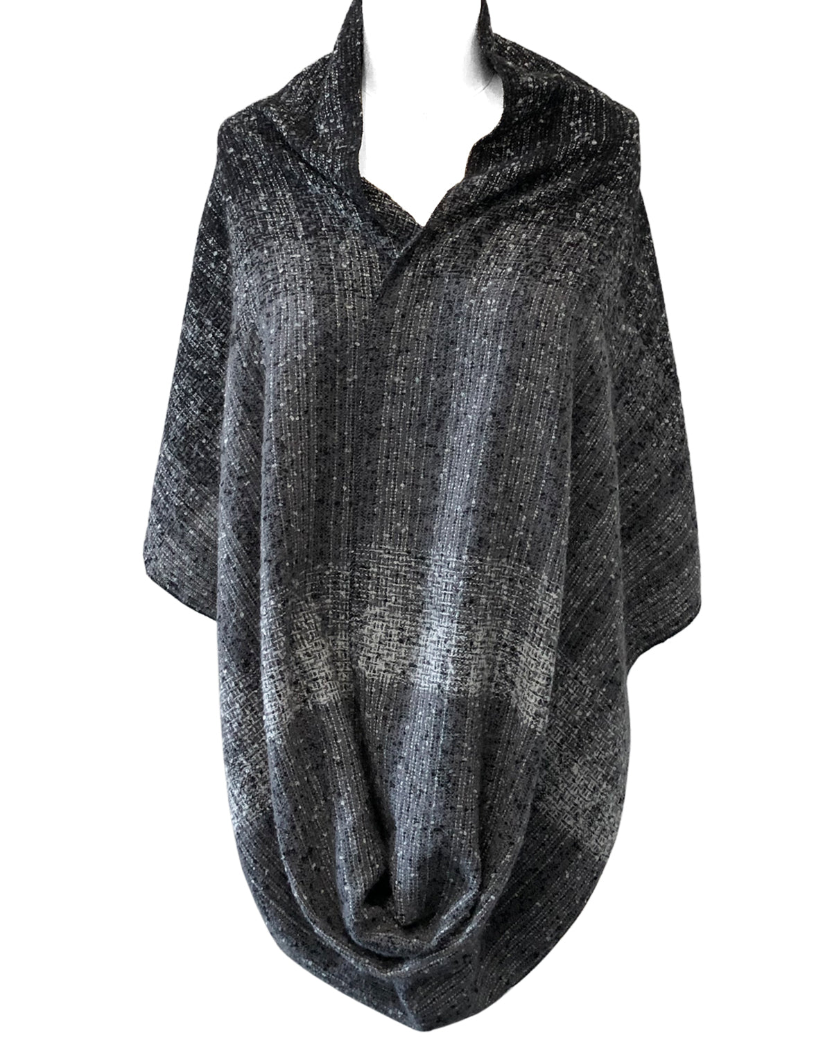 Wrapables Warm Fall and Winter Infinity Scarf, Set-Charcoal Gray