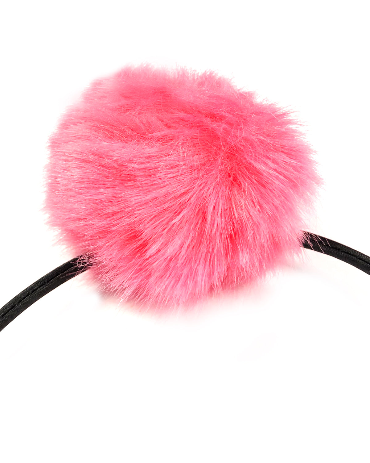 Wrapables Cosplay Costume Headband, Party Headwear for Women and Kids, Pink Pom Poms