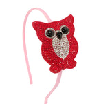 Wrapables Crystal Studded Bling Headband, Owl