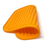 Wrapables Silicone Trivet, Multi-use Durable Flexible Non-Slip Insulated Silicone Mat (Set of 2), Orange