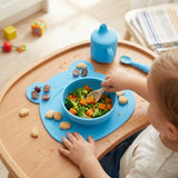 Wrapables Silicone Placemat + Suction Food Bowl for Baby
