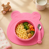 Wrapables Silicone Placemat + Suction Food Bowl for Baby