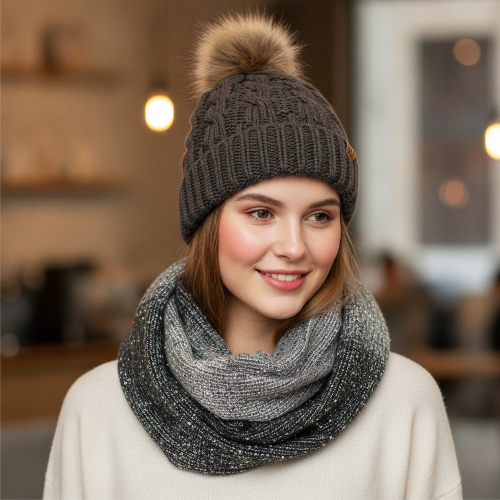 Wrapables Warm Fall and Winter Infinity Scarf