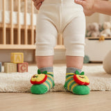 Wrapables Cute 3D Cartoon Anti-Skid Baby Booties Sock Slipper Shoes (Set of 6), Adventure