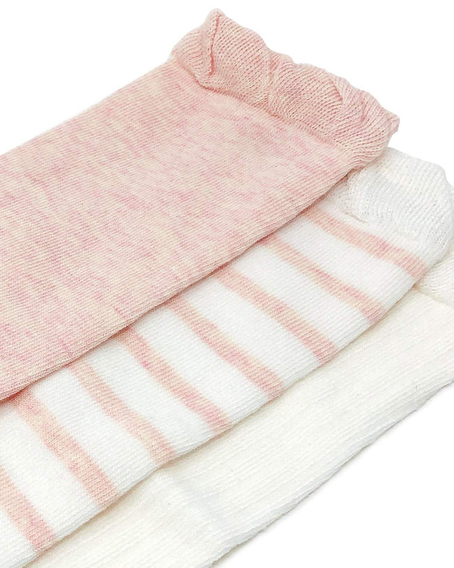 Wrapables Happy Legs Baby and Toddler Leg Warmers (Set of 3), Pink