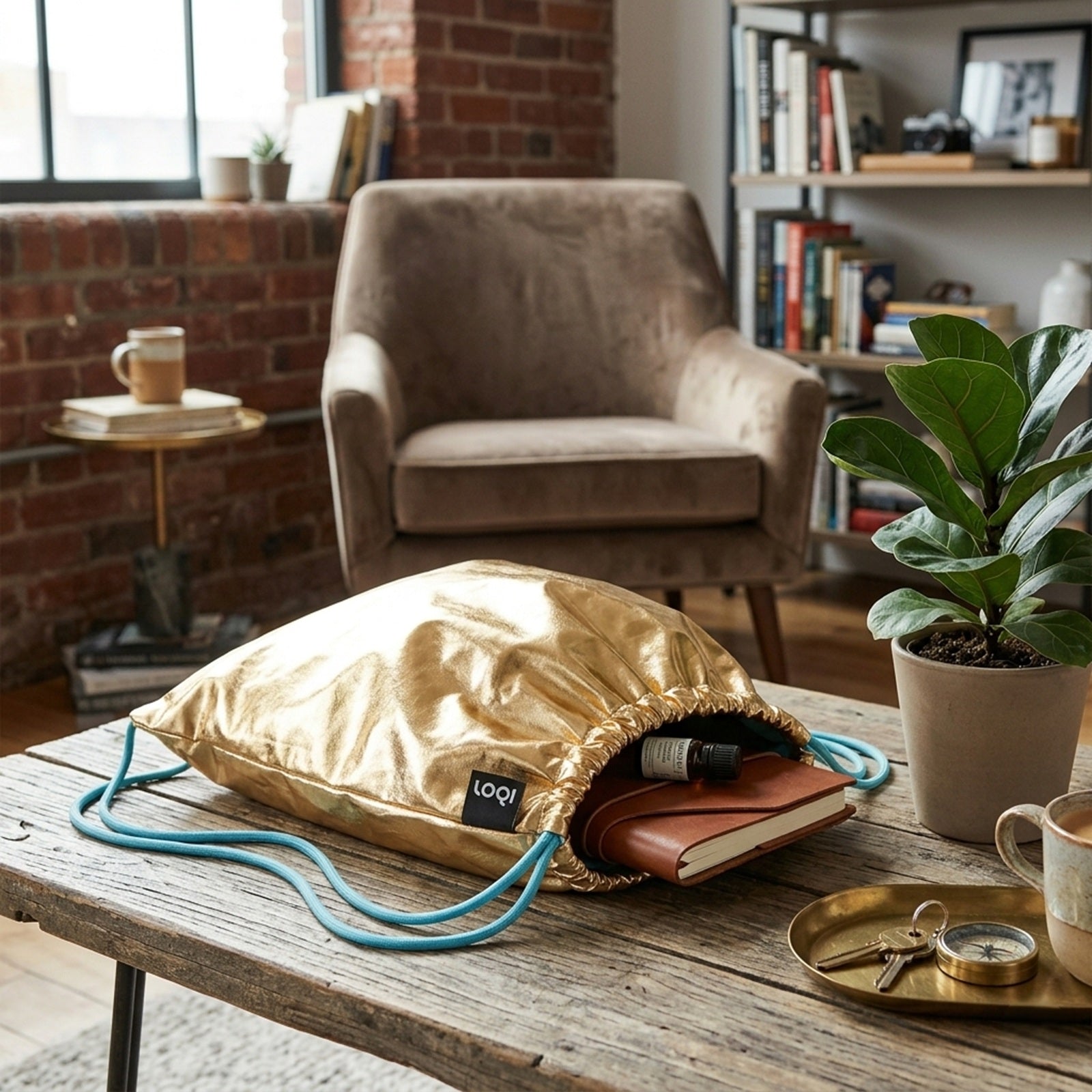 LOQI METALLIC Backpack