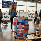 LOQI HVASS&HANNIBAL Grid Luggage Cover M